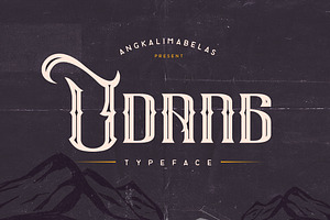 Udang Typeface