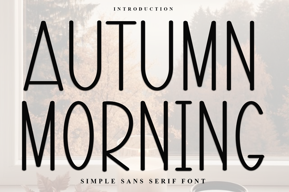 Autumn Morning, a Sans Serif Font by InermediaSTUDIO (Photo 1 of 8)