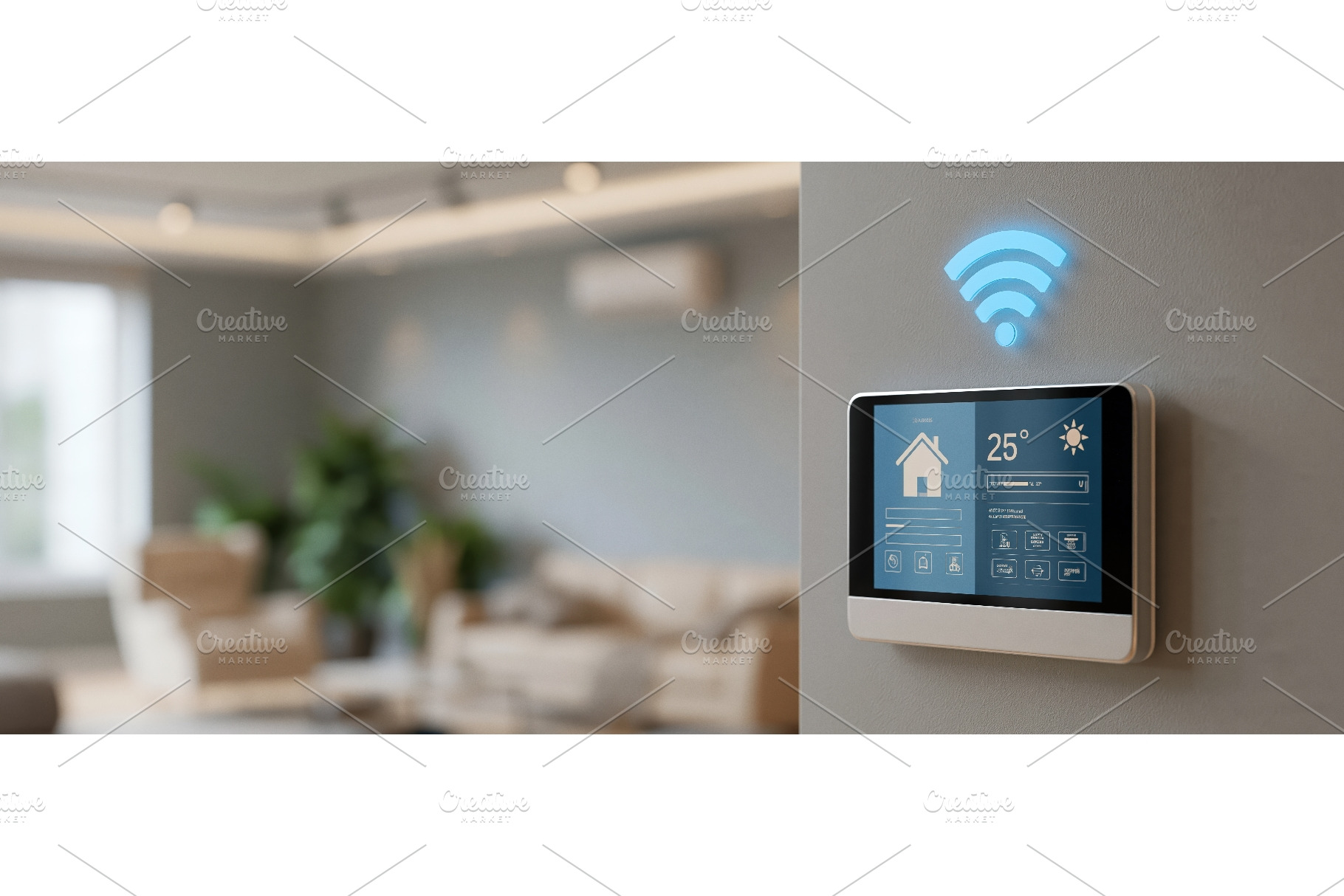 Smart Home Control Panel on Wall, a Technology Photo by piter.goskov