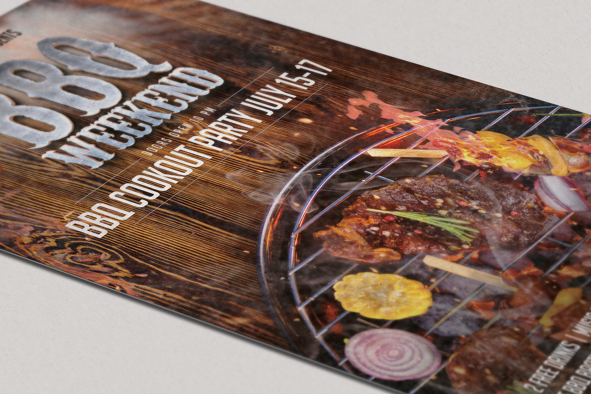 BBQ Flyer, a Flyer Template by MadridNYC (Photo 2 of 3)