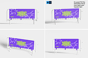 High Quality Banner Mockup, an Advertising Mockup by safrizalstudio (Thumbnail 1 of 5)