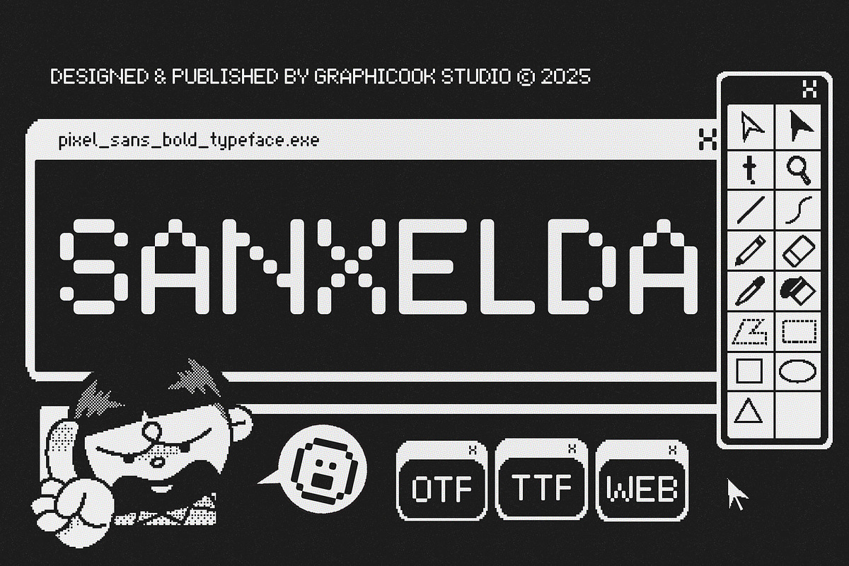 Sanxelda, a Symbol Font by graphicook (Photo 1 of 10)