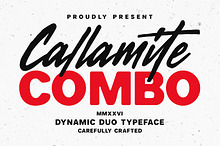Callamite Combo Dynamic Duo Typeface
