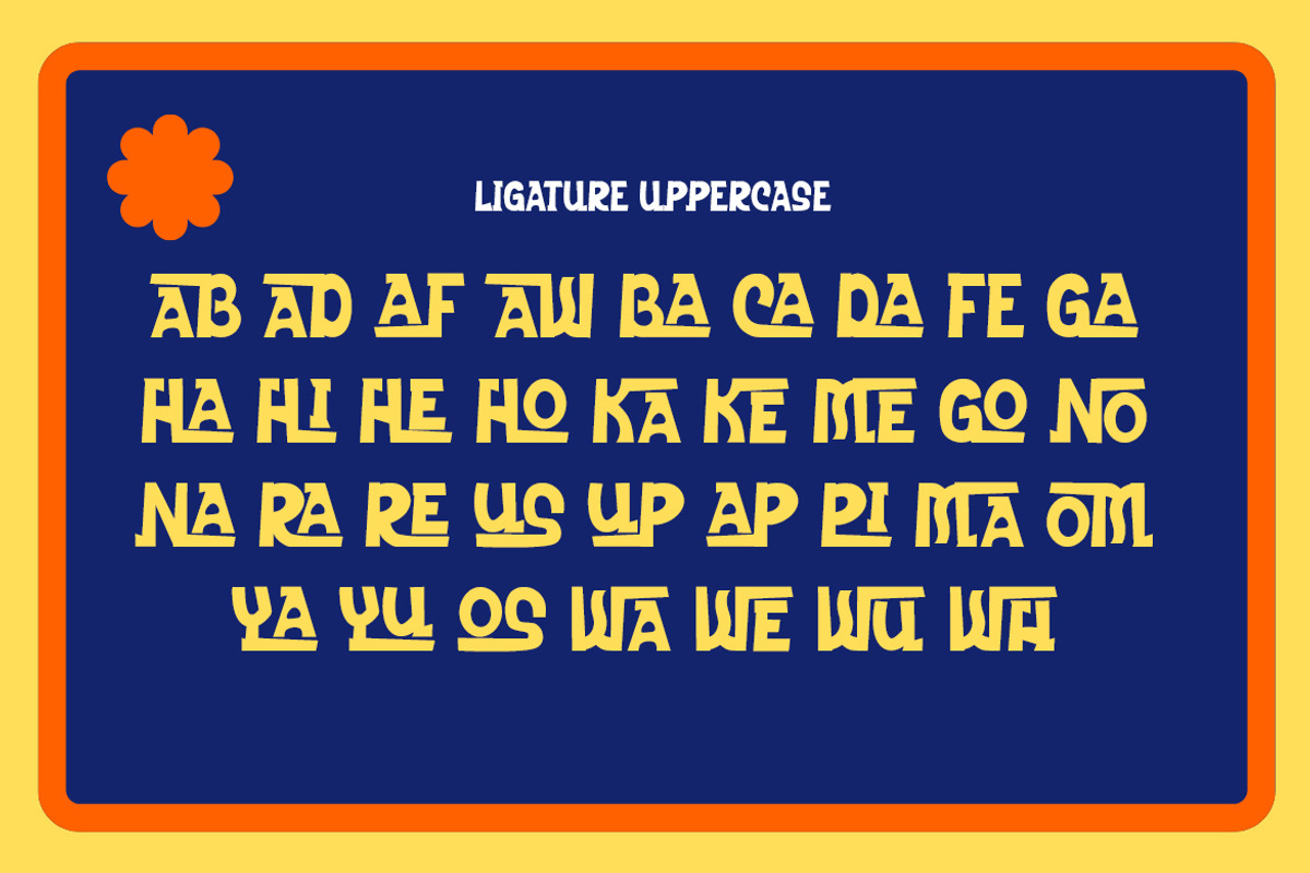 Mankey Caimel - Modern Retro Font, a Sans Serif Font by Dhabee (Photo 3 of 10)