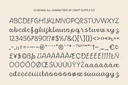 CS Bowie – Script Font, a Script Font by Craft Supply Co. (Thumbnail 8 of 8)