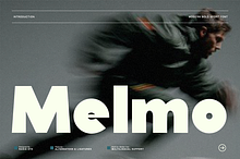 Melmo Modern Bold Sport Font