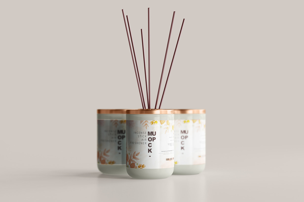 Incense Air Freshener Mockups, a Packaging Mockup by pmvch (Photo 7 of 20)