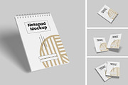 Notepad Mockup, a Mockup by DxSLEX (Thumbnail 1 of 5)