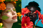 127 Fashion models in flowers, a Beauty & Fashion Photo by Handmadefont (Thumbnail 14 of 15)