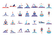 Meditation Illustration Pack, an Illustration by Vector Portal (Thumbnail 4 of 5)