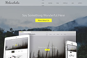Melancholia Bootstrap  Template, a Bootstrap Template by IceTemplates (Thumbnail 1 of 3)