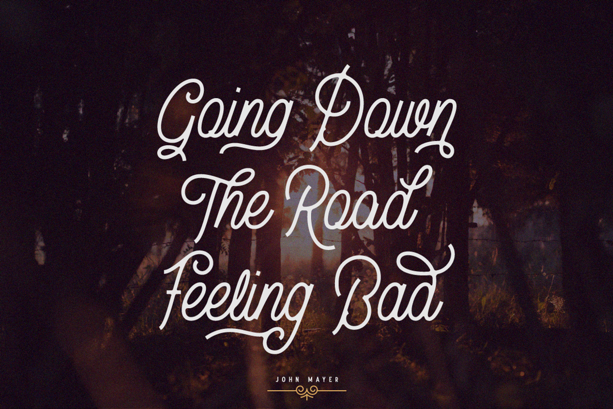 Bellonion Script ( font duo ) preview 7