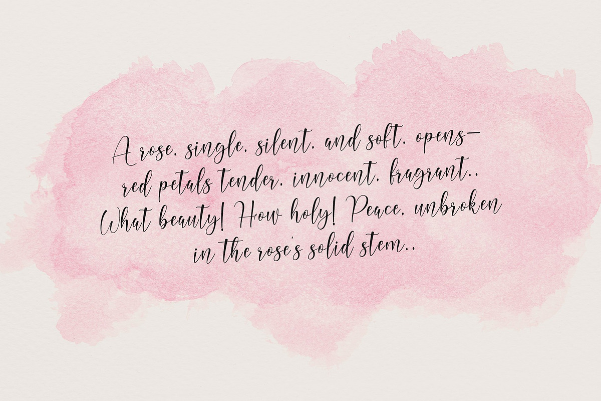 Nathalyn - Script Calligraphy Font, a Script Font by Koplexs Studio (Photo 3 of 10)