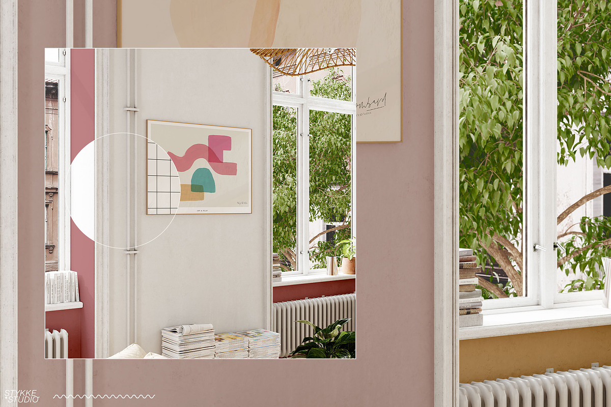 LENIS ROOM Natural Frame Mockup Set, a Household Mockup by Stykke Studio (Photo 13 of 58)