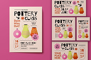 Cream Gradient Pottery Class Flyer, a Flyer Template by Artbox Studio (Thumbnail 1 of 4)