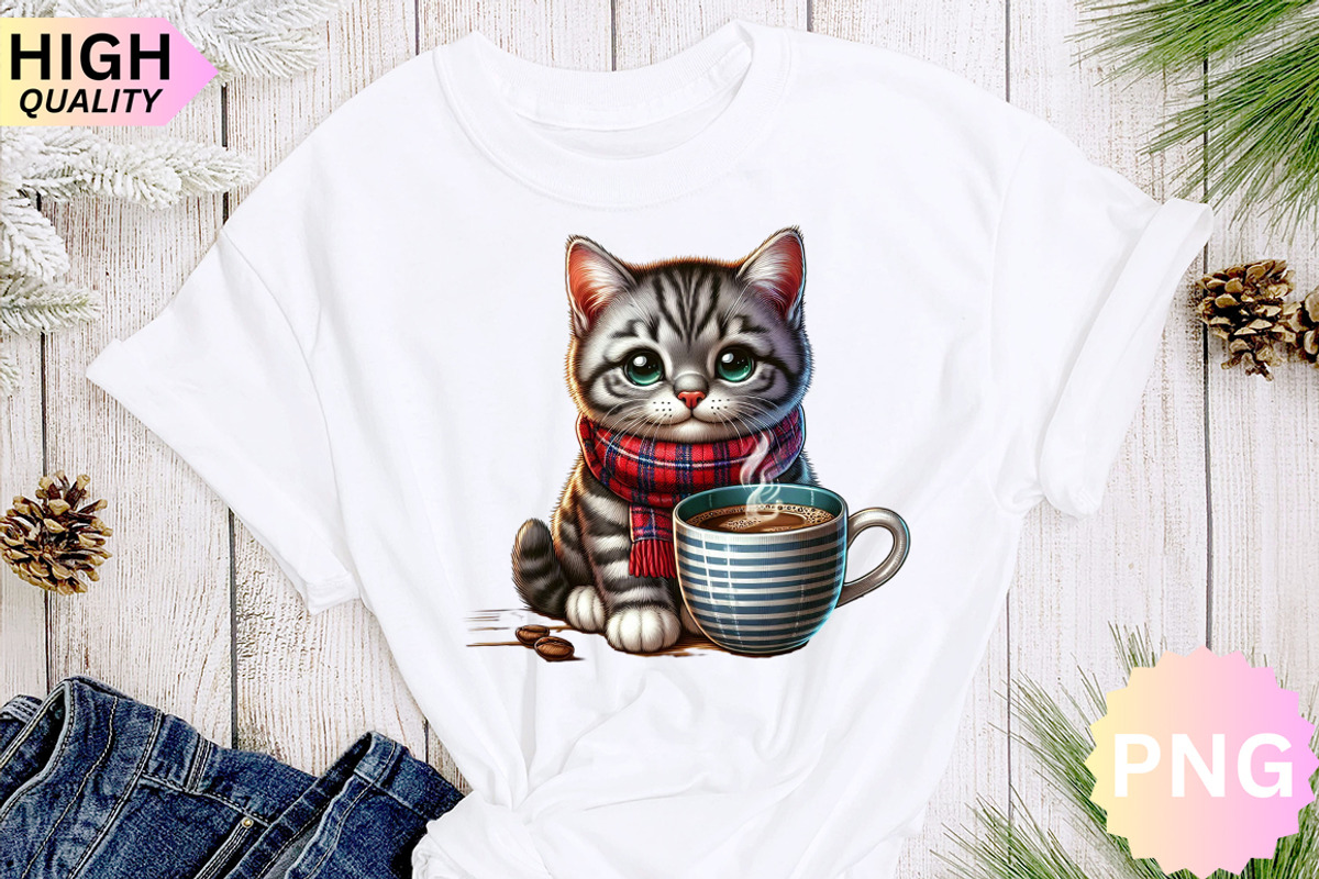 Cat And Coffee Clipart Bundle, a Graphic by crative8112 (Photo 9 of 10)