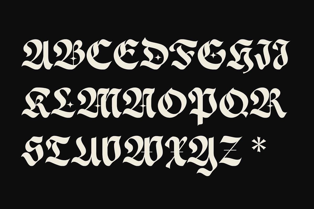 ED Morrigan Typeface, a Blackletter Font by Emyself Design (Photo 4 of 11)