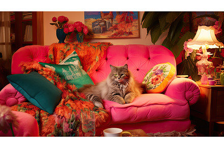Cozy kitsch interior, an Architecture Photo by Neirfy