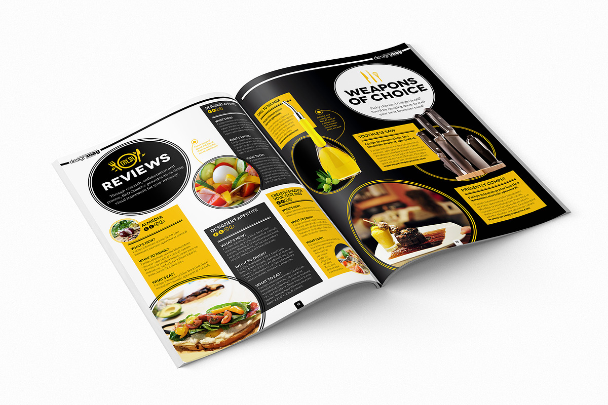 Magazine Template InDesign 06, a Magazine Template by Love Graphic Design (Photo 3 of 29)