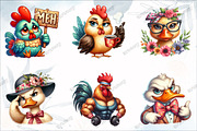 Sarcastic Chickens and Ducks Clipart, a Graphic by designcity5 (Thumbnail 3 of 5)