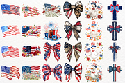 4th of July Clipart Independence Day, a Seasonal Illustration by SugarCloudStudioArt (Thumbnail 4 of 6)
