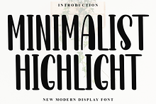 Minimalist Highlight