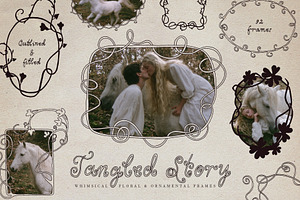 Whimsical Floral & Ornamental Frames