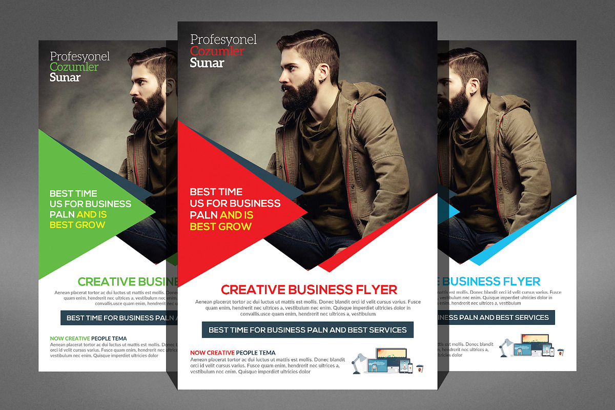 Smart Business Flyer Bundle Template, a Flyer Template by Graphic Templates (Photo 5 of 6)