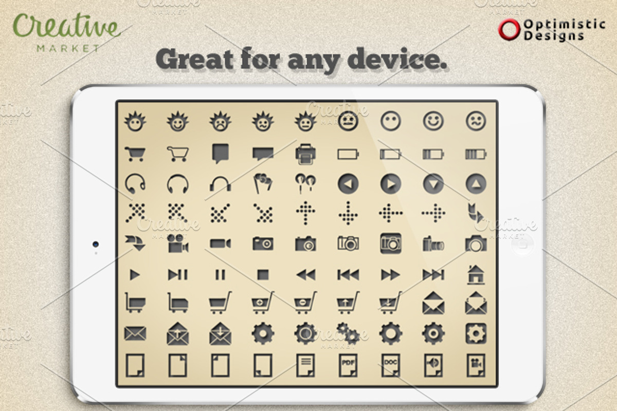 1900 Unique Vector Icons, an Icon by Optimistic Designs (Photo 3 of 4)