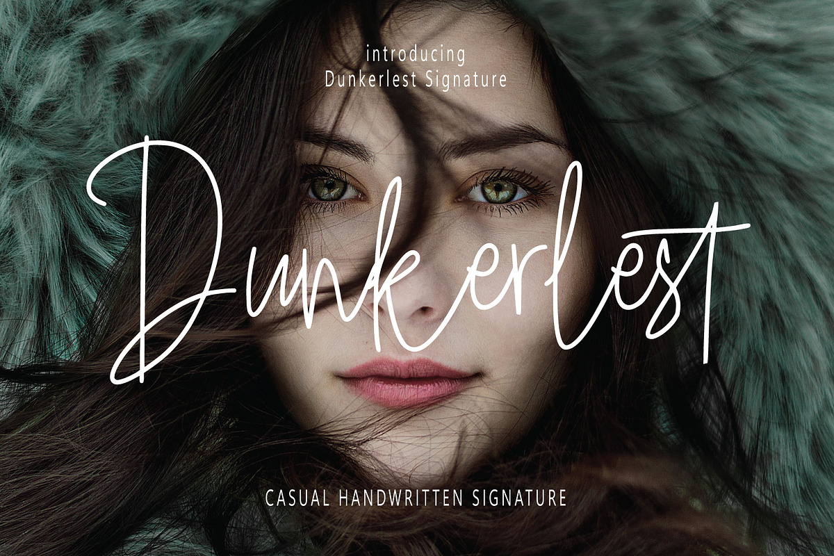 Dunkerlest Signature, a Handwritten Font by Eltypesstudio (Photo 1 of 10)