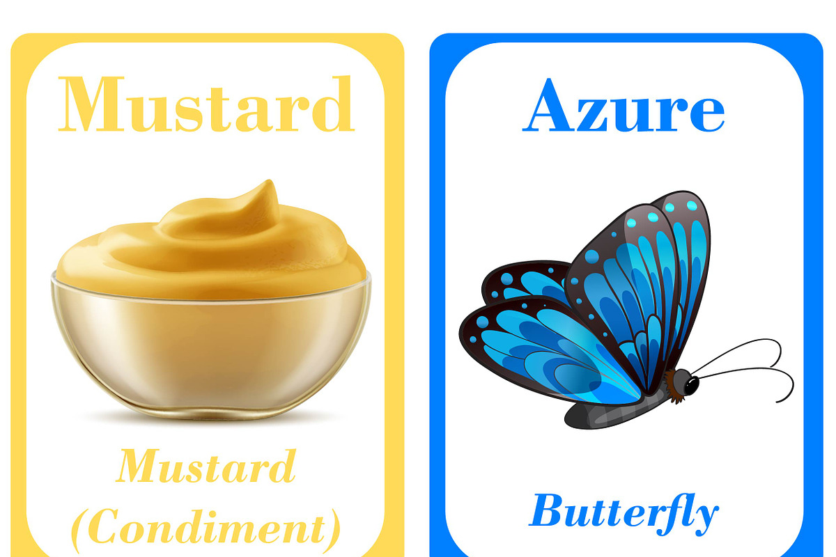 48 Essential Color Cards for Kids, a Graphic by DigitalsDesigns (Photo 2 of 3)