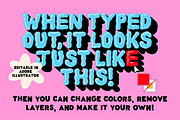 Ooze Out Loud! SVG Color Font, a Handwritten Font by Meg Lewis Fun House (Thumbnail 10 of 11)