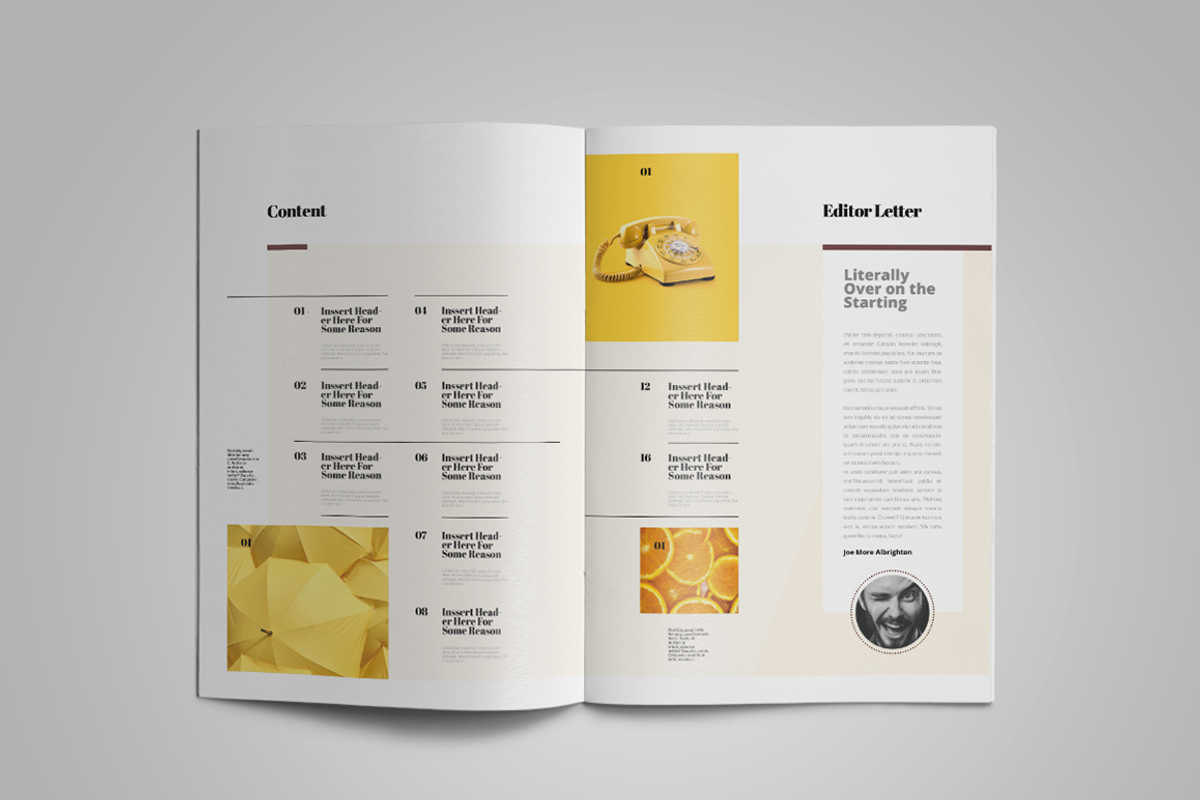 Kopec | Magazine Template, a Magazine Template by spidergraph (Photo 3 of 12)