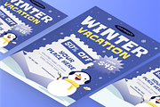 Winter Vacation Flyer Set, a Flyer Template by Annora Studio (Thumbnail 2 of 6)