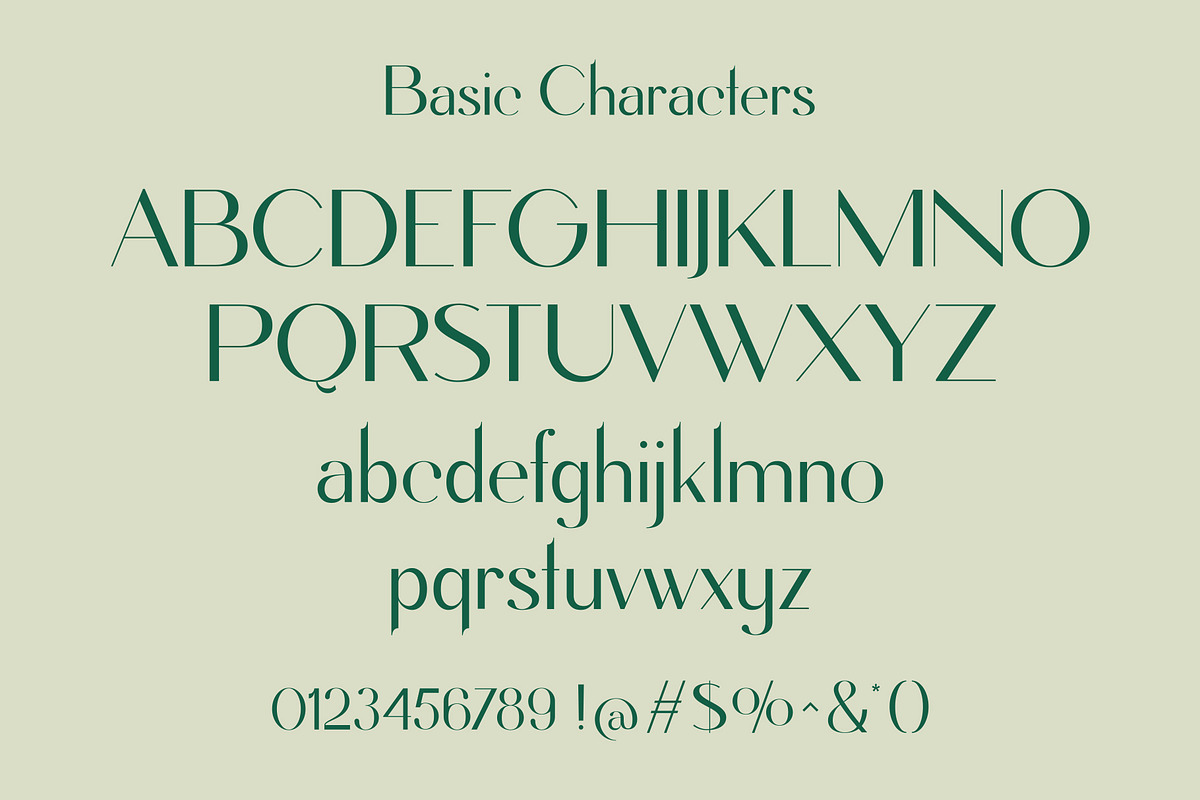 Nicales Typeface, a Sans Serif Font by Nowpe Studio (Photo 4 of 6)