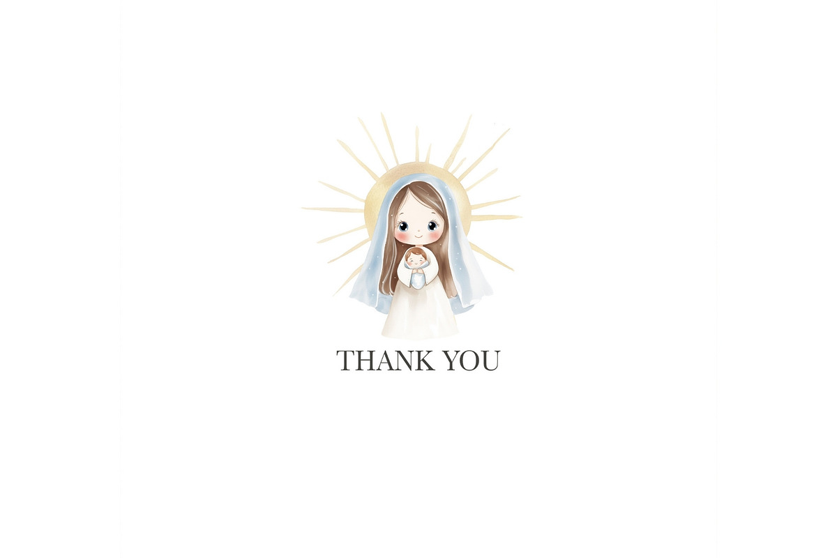 Watercolor Saints Clipart, an Illustration by CharmClipart (Photo 7 of 7)