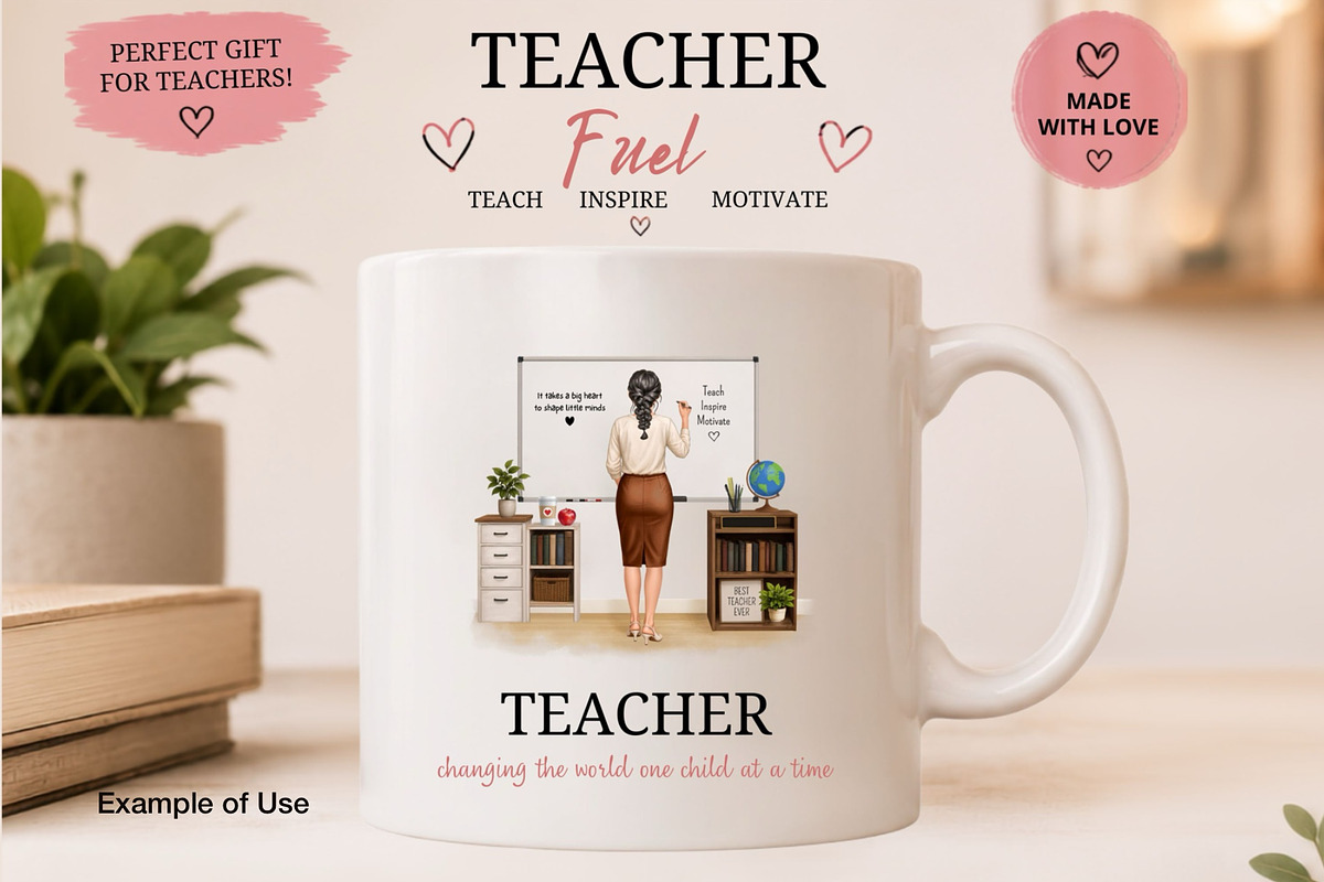 Teacher Portrait Creator Clipart, an Education Illustration by ColorfulPT (Photo 3 of 7)