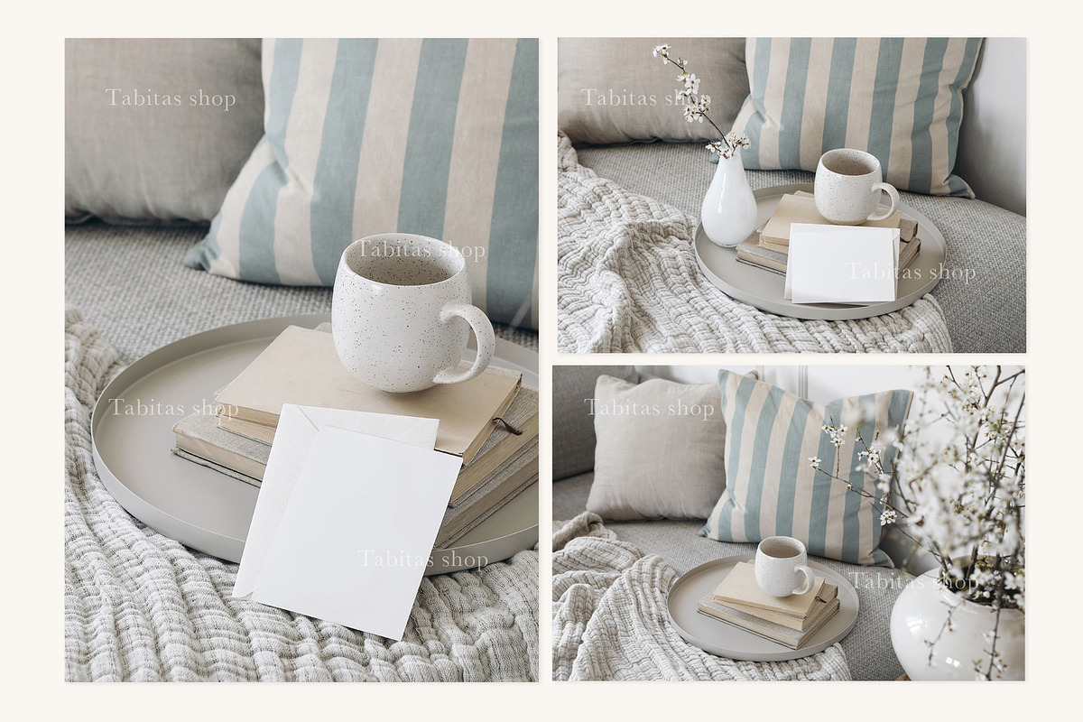 Spring picture frames & card mockups, an Advertising Mockup by Tabita's shop (Photo 5 of 9)