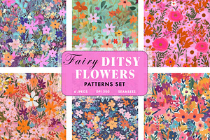 Fairy Ditsy Floral Patterns