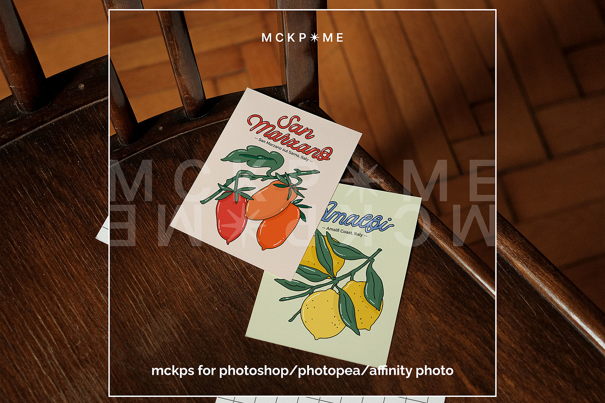 US A2 postcard lifestyle mockup, a Merchandise Mockup by MCKP*ME