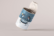 Aluminum Food Can Mockups - Large, a Cups & Container Mockup by pmvch (Thumbnail 5 of 31)
