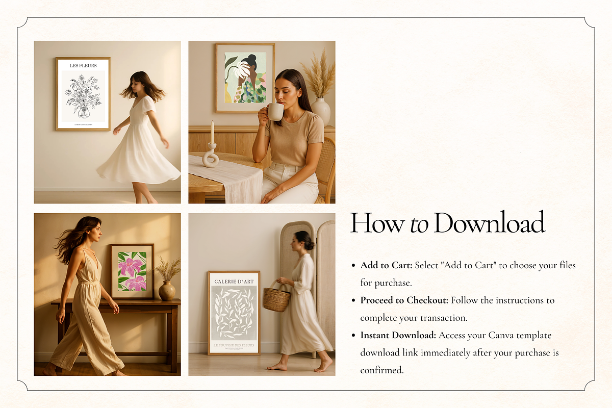 50 Frame Mockups for Canva, a Household Mockup by Matisse Studio (Photo 10 of 10)