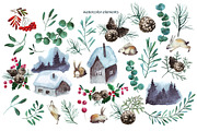 Watercolor winter story, an Illustration by YuliaBiser (Thumbnail 3 of 11)