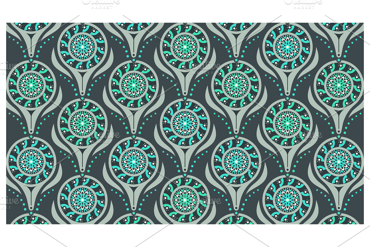 Elegant Floral Motif, a Pattern Graphic by Creative Backgrounds