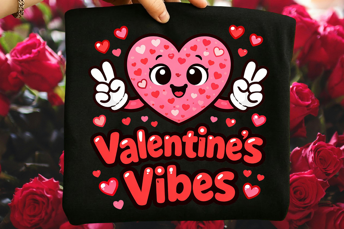 Valentine’s Vibes Cute Heart PNG, an Illustration by Craft Nest (Photo 1 of 4)