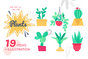 Potted Plants Bundle, a Templates & Theme by Boyko Pictures (Thumbnail 1 of 12)
