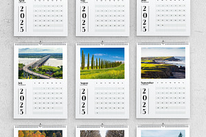 Creative Calendar Layout 2025