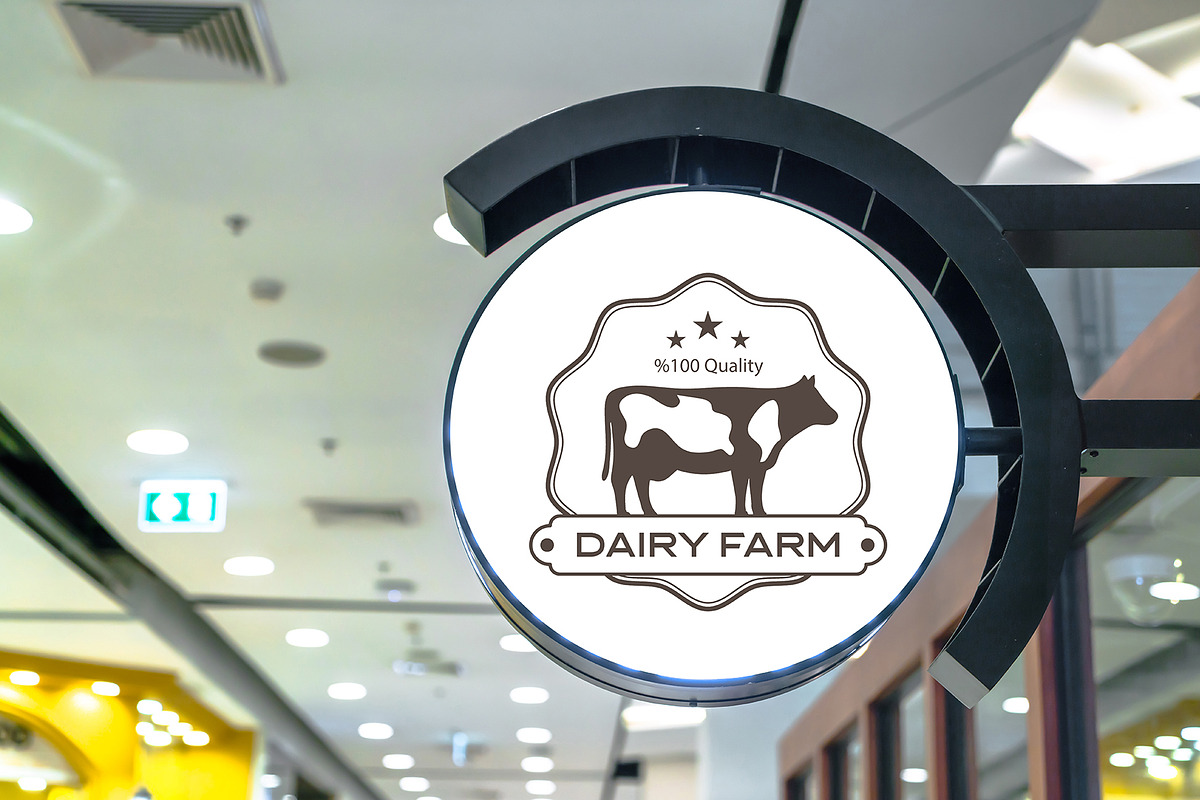 Dairy Farm Logo Design, a Branding & Logo Template by YUDesignStore (Photo 4 of 7)