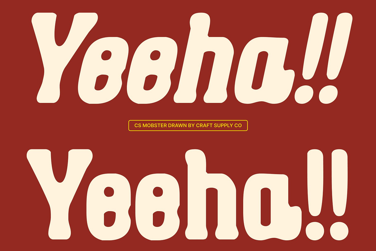 CS Mobster Drawn, a Slab Serif Font by Craft Supply Co. (Photo 5 of 8)