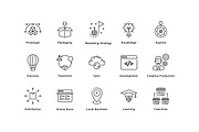 Startup Thin Line Icons, an Outline Icon by vectorstank (Thumbnail 4 of 6)